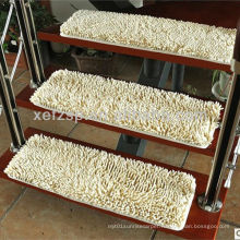 water absorbing non slip chenille carpet squares for stairs